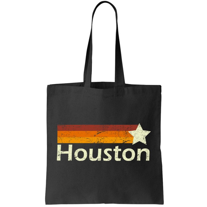 Houston Texas Vintage Star Logo Tote Bag