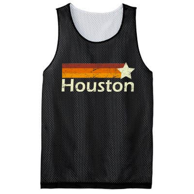 Houston Texas Vintage Star Logo Mesh Reversible Basketball Jersey Tank