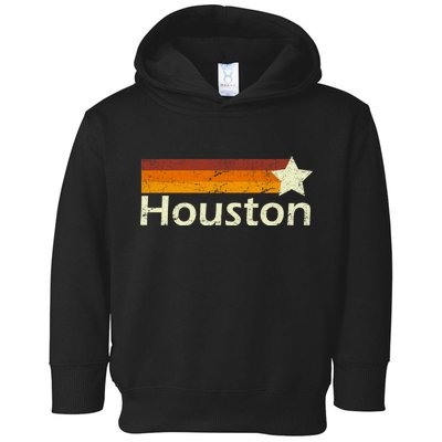 Houston Texas Vintage Star Logo Toddler Hoodie