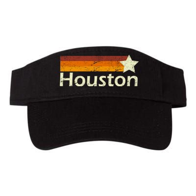 Houston Texas Vintage Star Logo Valucap Bio-Washed Visor