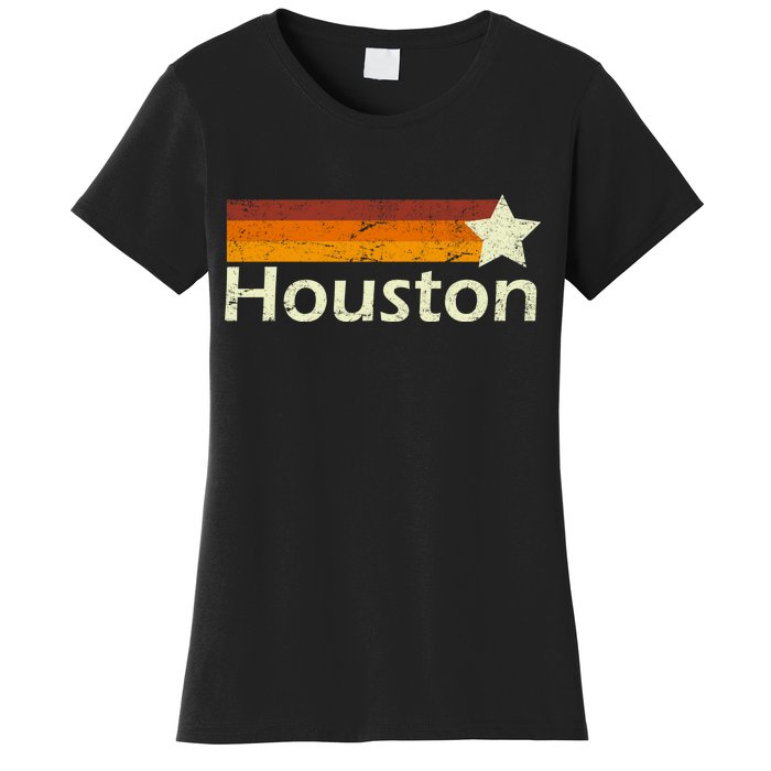 Houston Texas Vintage Star Logo Women's T-Shirt