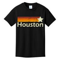 Houston Texas Vintage Star Logo Kids T-Shirt