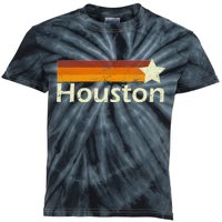 Houston Texas Vintage Star Logo Kids Tie-Dye T-Shirt