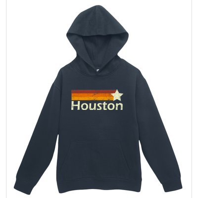 Houston Texas Vintage Star Logo Urban Pullover Hoodie