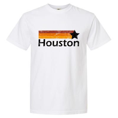 Houston Texas Vintage Star Logo Garment-Dyed Heavyweight T-Shirt