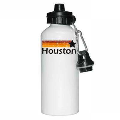 Houston Texas Vintage Star Logo Aluminum Water Bottle