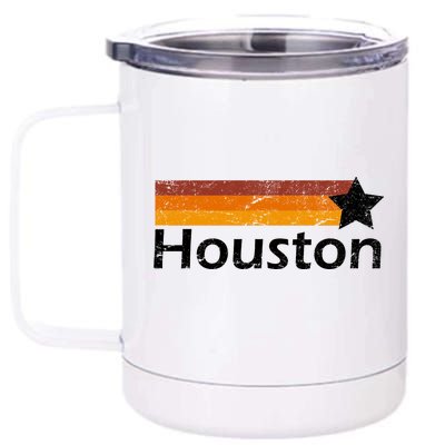 Houston Texas Vintage Star Logo 12 oz Stainless Steel Tumbler Cup