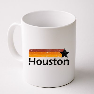 Houston Texas Vintage Star Logo Coffee Mug