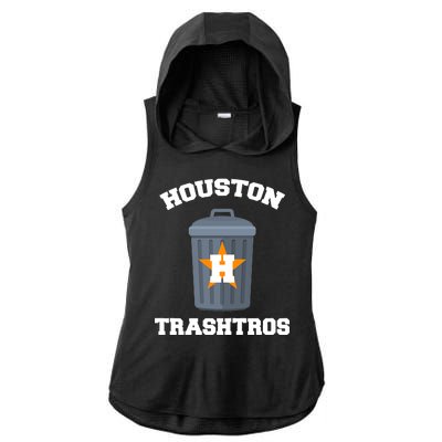 Houston Trashros Ladies PosiCharge Tri-Blend Wicking Draft Hoodie Tank