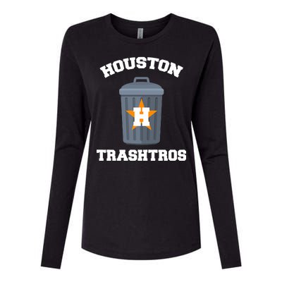 Houston Trashros Womens Cotton Relaxed Long Sleeve T-Shirt