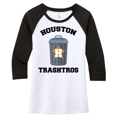 Houston Trashros Women's Tri-Blend 3/4-Sleeve Raglan Shirt