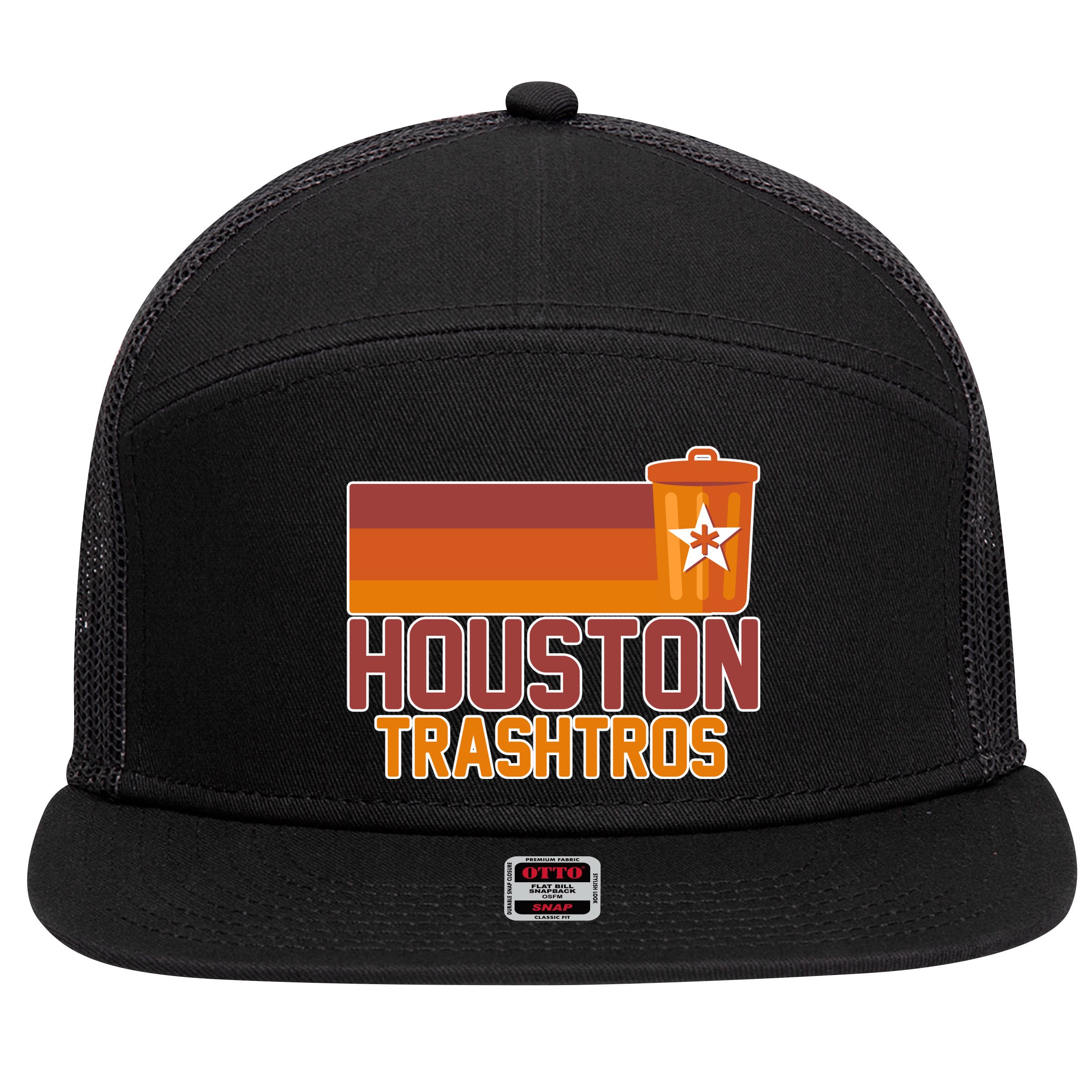 Houston Trashtros Controversy 7 Panel Mesh Trucker Snapback Hat