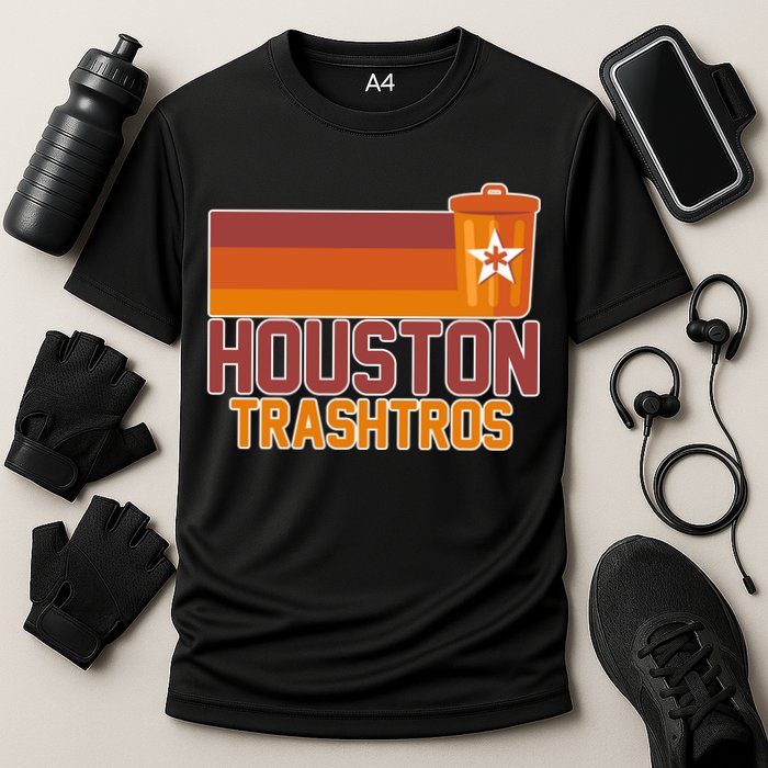 Houston Trashtros Controversy Cooling Performance Crew T-Shirt