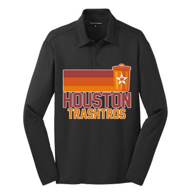 Houston Trashtros Controversy Silk Touch Performance Long Sleeve Polo