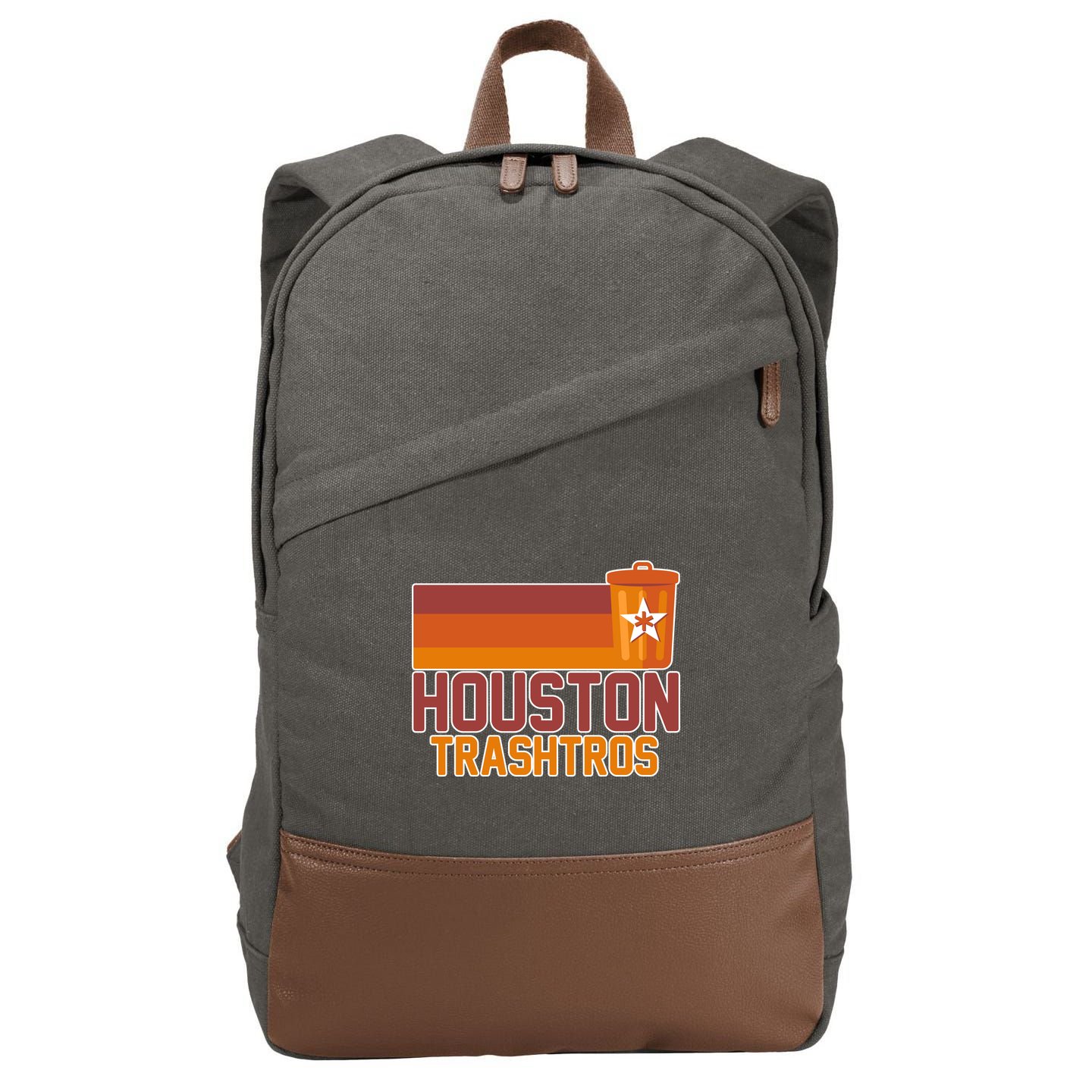 Houston Trashtros Controversy Cotton Canvas Backpack