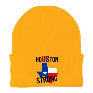 Houston US Strong Texas State Flag Knit Cap Winter Beanie