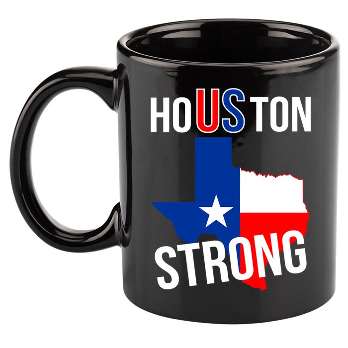 Houston US Strong Texas State Flag 11oz C Handle Ceramic Mug