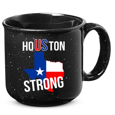Houston US Strong Texas State Flag 15oz Campfire Ceramic Mug