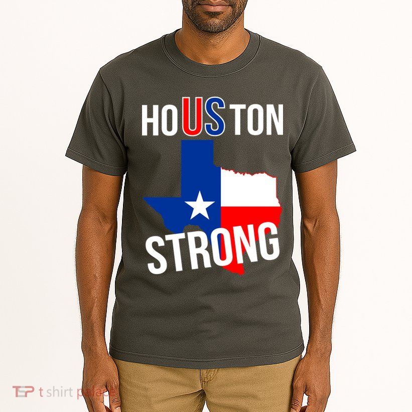 Houston US Strong Texas State Flag Tall T-Shirt