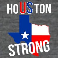 Houston US Strong Texas State Flag Flat Bill Trucker Hat
