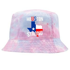 Houston US Strong Texas State Flag Tie-Dyed Bucket Hat