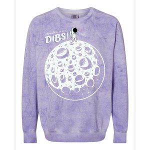 Houston We Have Dibs Colorblast Crewneck Sweatshirt