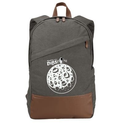 Houston We Have Dibs Cotton Canvas Backpack