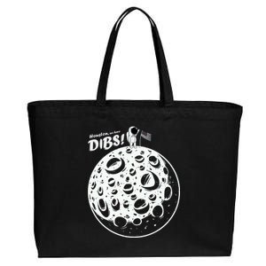 Houston We Have Dibs Cotton Canvas Jumbo Tote