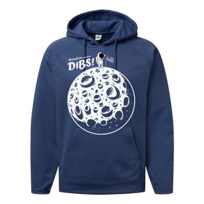 Houston We Have Dibs Performance Fleece Hoodie