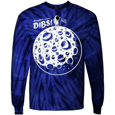 Houston We Have Dibs Tie-Dye Long Sleeve Shirt