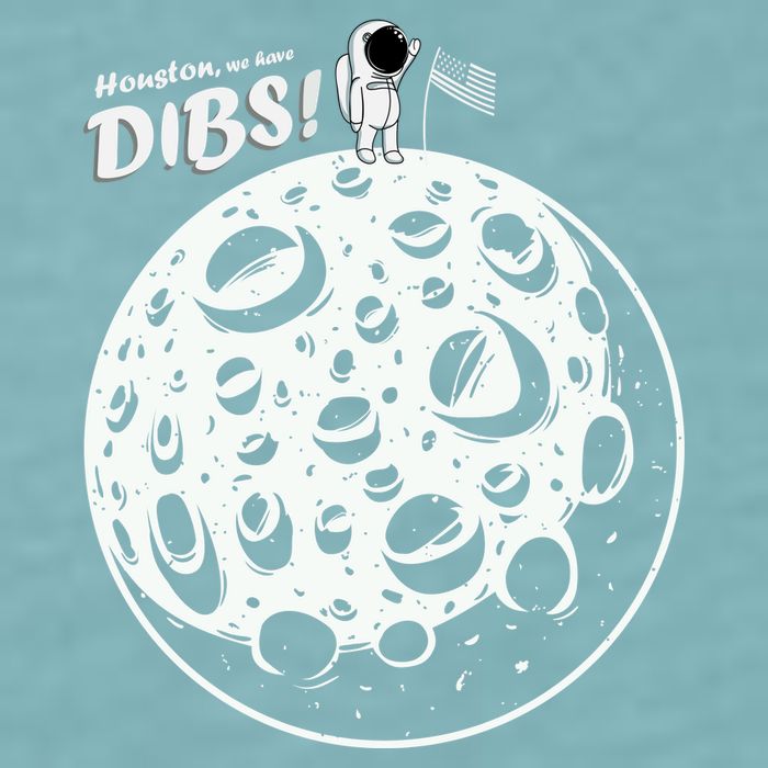 Houston We Have Dibs Sueded Cloud Jersey T-Shirt