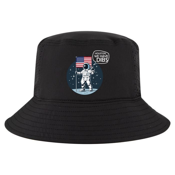 Houston We Have Dibs Moon Landing Cool Comfort Performance Bucket Hat