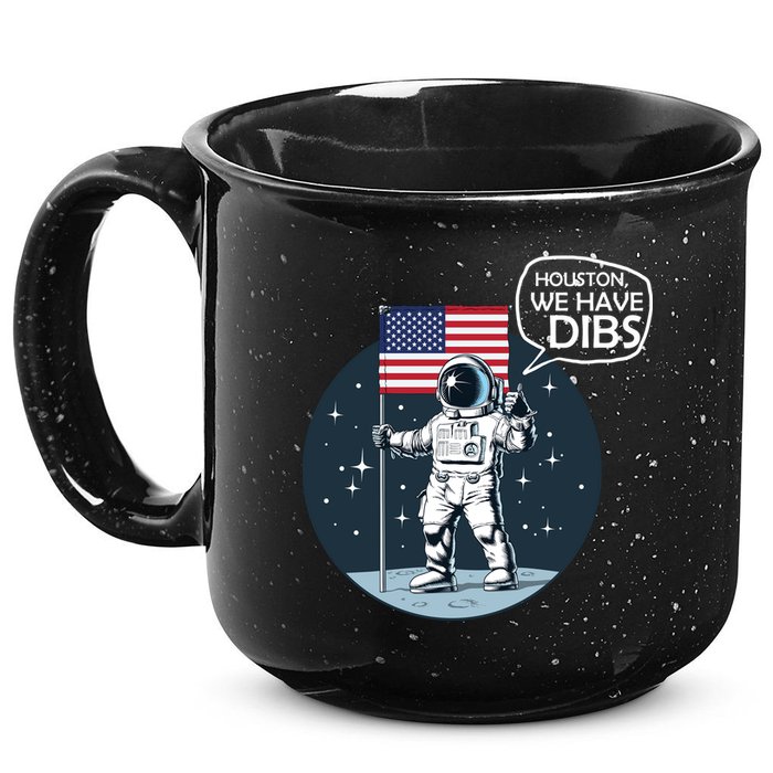 Houston We Have Dibs Moon Landing 15oz Campfire Ceramic Mug