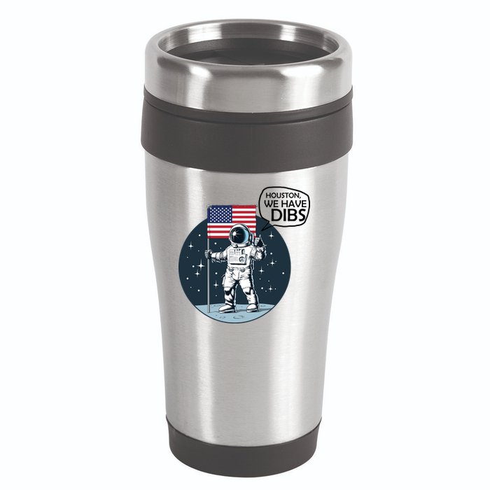 Houston We Have Dibs Moon Landing 16oz Travel Tumbler