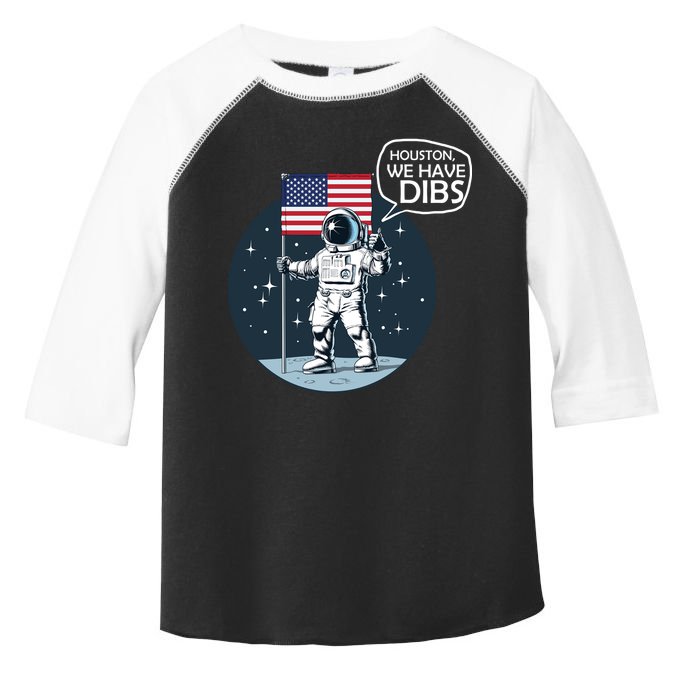Houston We Have Dibs Moon Landing Toddler Fine Jersey T-Shirt