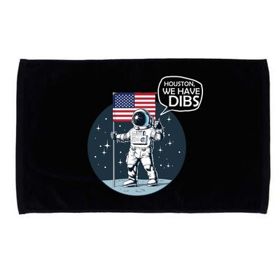 Houston We Have Dibs Moon Landing Microfiber Hand Towel