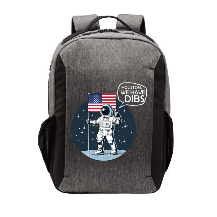 Houston We Have Dibs Moon Landing Vector Backpack