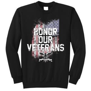 Honor Our Vets Happy Veterans Day Fallen Soldiers Sweatshirt