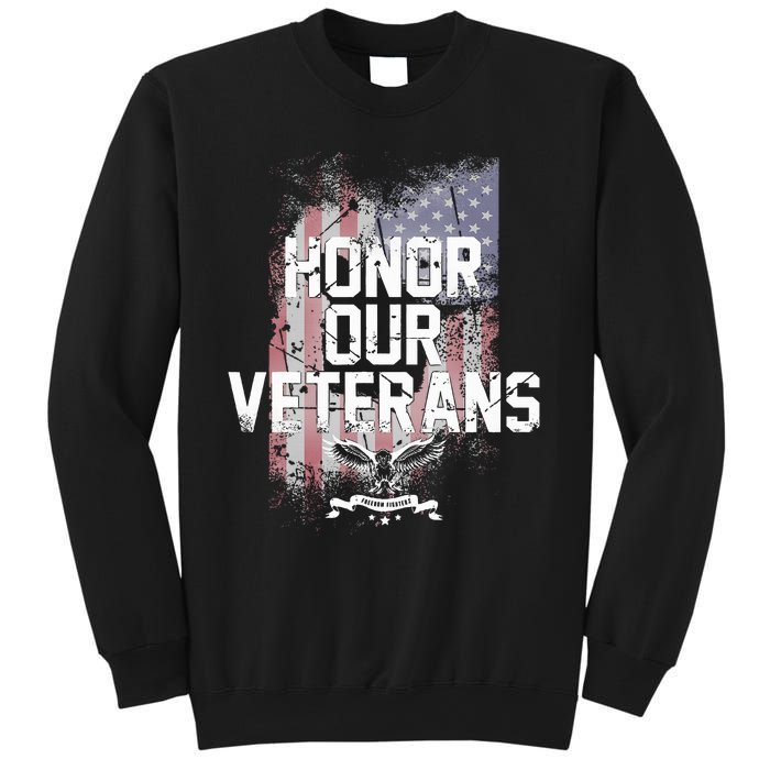 Honor Our Vets Happy Veterans Day Fallen Soldiers Sweatshirt