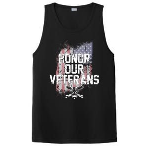 Honor Our Vets Happy Veterans Day Fallen Soldiers PosiCharge Competitor Tank