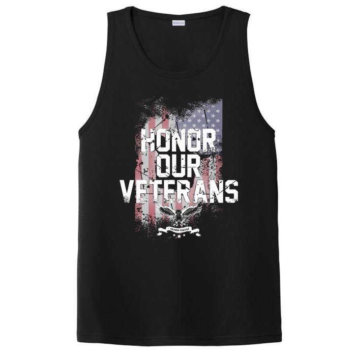 Honor Our Vets Happy Veterans Day Fallen Soldiers PosiCharge Competitor Tank