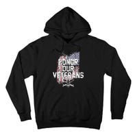 Honor Our Vets Happy Veterans Day Fallen Soldiers Tall Hoodie