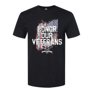 Honor Our Vets Happy Veterans Day Fallen Soldiers Softstyle CVC T-Shirt