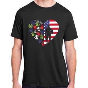 Honoring Our Veterans Day Thank You For Your Service Adult ChromaSoft Performance T-Shirt