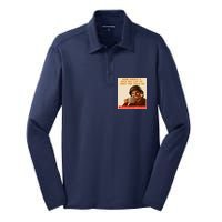 How About A Nice Big Cup of Shut The Fuck Up Silk Touch Performance Long Sleeve Polo