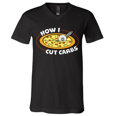 How I Cute Carbs V-Neck T-Shirt