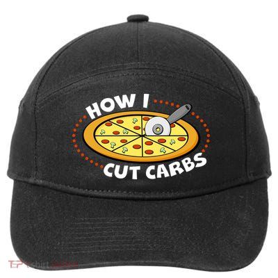 How I Cute Carbs 7-Panel Snapback Hat