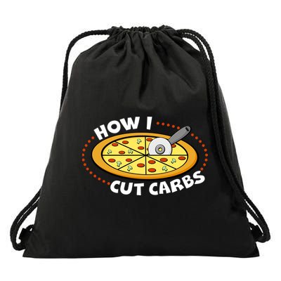 How I Cute Carbs Drawstring Bag