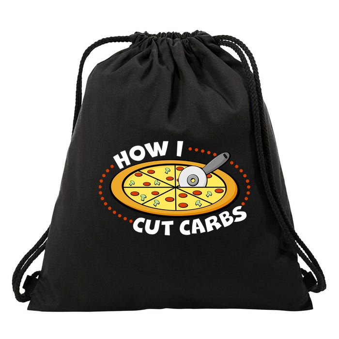 How I Cute Carbs Drawstring Bag