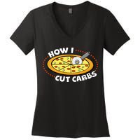 How I Cute Carbs Women's V-Neck T-Shirt
